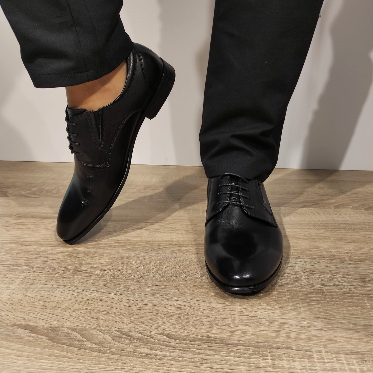 PANTOFI ELEGANTI BARBATI ELDEMAS 003-035A NEGRI - imagine 5