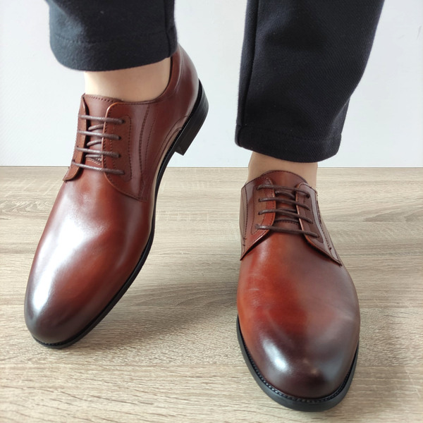 PANTOFI ELEGANTI BARBATI ELDEMAS 2768-1 MARO - imagine 4