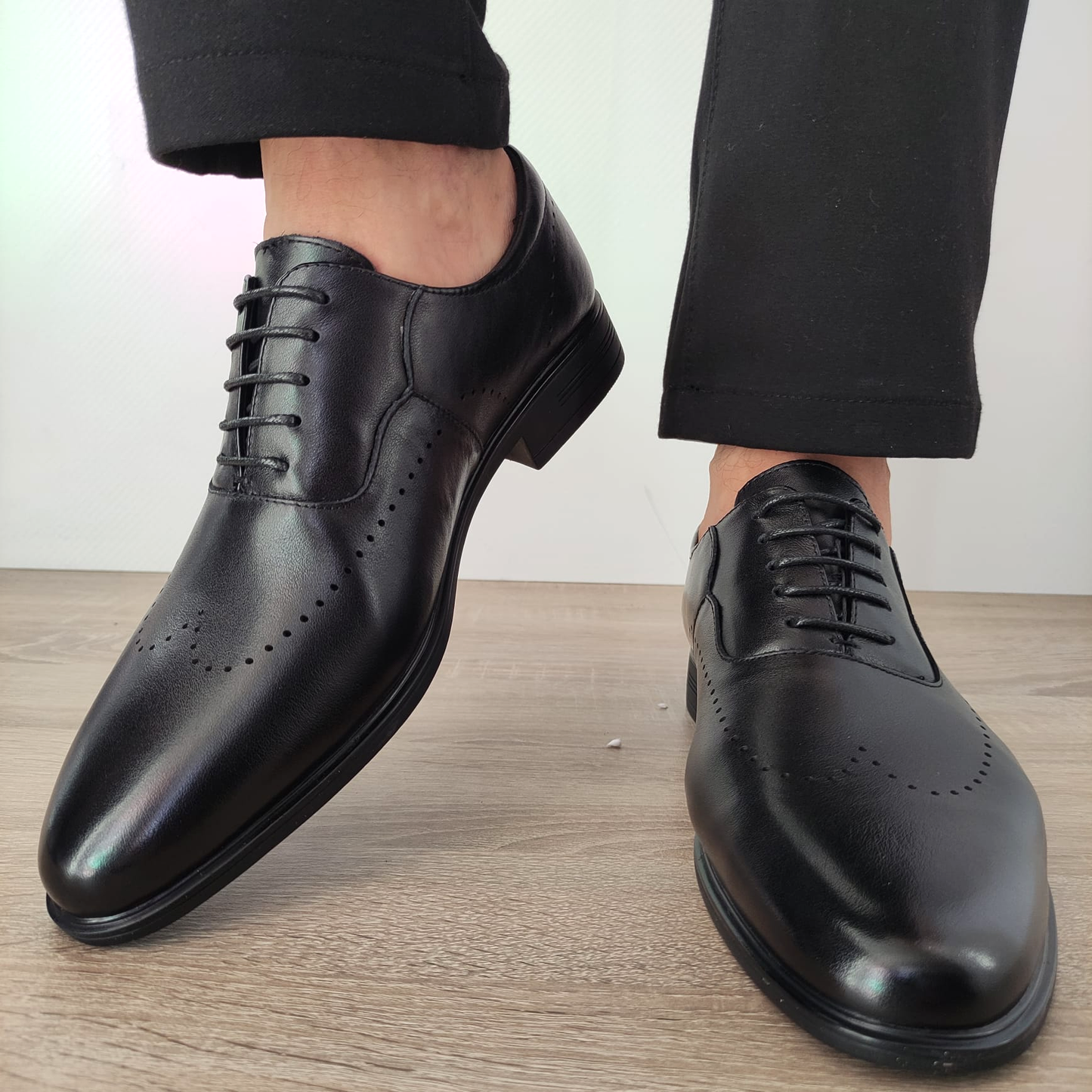 PANTOFI ELEGANTI BARBATI ELDEMAS F066-025 NEGRI