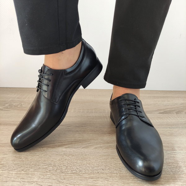 PANTOFI ELEGANTI BARBATI ELDEMAS F4155-362 NEGRI - imagine 4