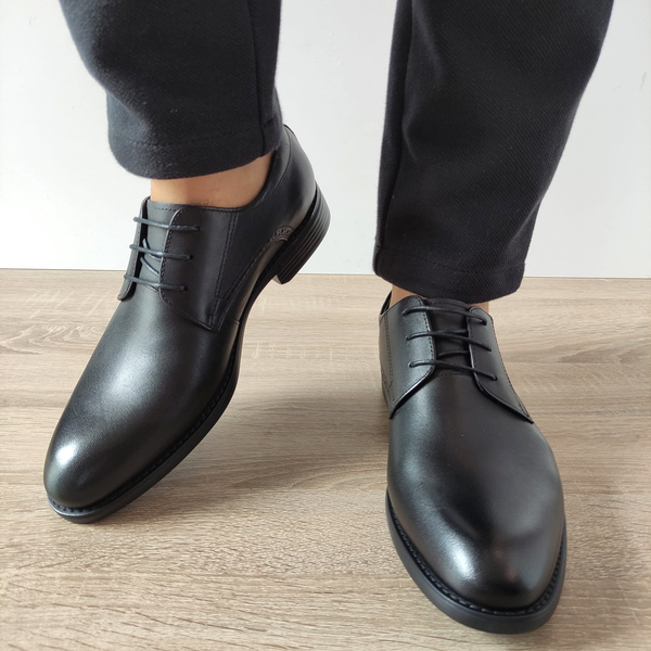 PANTOFI ELEGANTI BARBATI ELDEMAS HKH2558 NEGRI - imagine 5