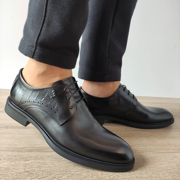 PANTOFI ELEGANTI BARBATI ELDEMAS TKH1352 NEGRI - imagine 3