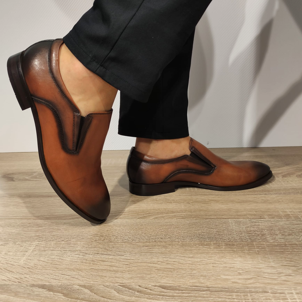 PANTOFI ELEGANTI BARBATI ELDEMAS VS197-03 MARO - imagine 5