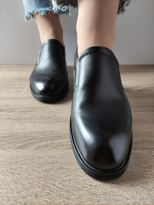 PANTOFI ELEGANTI BARBATI MELS 8088S NEGRI - imagine 4