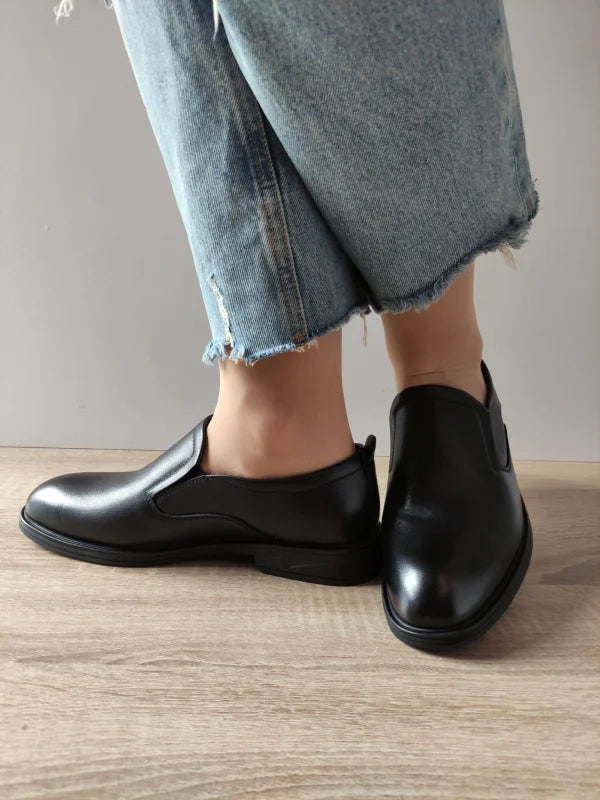 PANTOFI ELEGANTI BARBATI MELS 8088S NEGRI - imagine 3