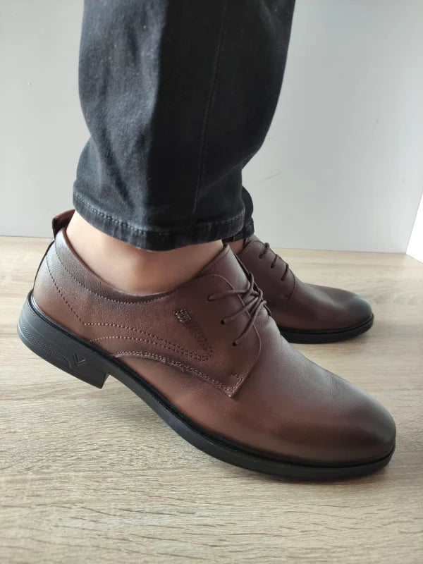 PANTOFI ELEGANTI BARBATI MELS 817526 MARO - imagine 2