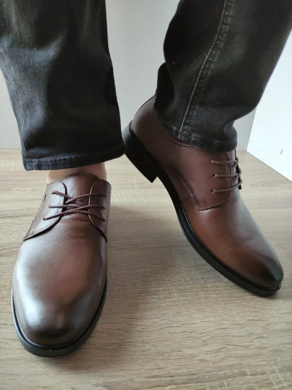 PANTOFI ELEGANTI BARBATI MELS 817526 MARO - imagine 3