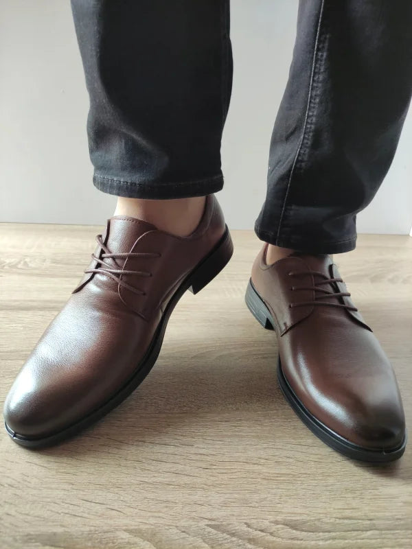 PANTOFI ELEGANTI BARBATI MELS 817526 MARO - imagine 4