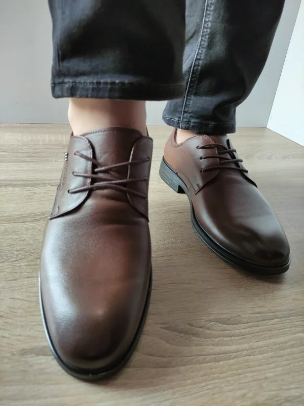 PANTOFI ELEGANTI BARBATI MELS 817526 MARO - imagine 5
