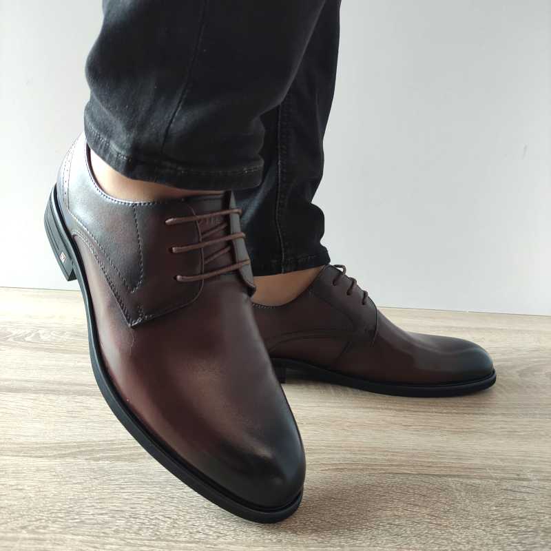 PANTOFI ELEGANTI BARBATI OTTER 620006B 02-N MARO - imagine 3