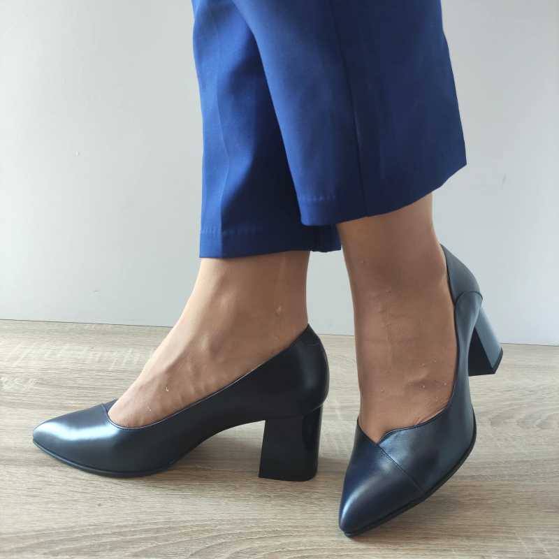 PANTOFI ELEGANTI DAMA ANTONO 14462 BLEUMARIN - imagine 3