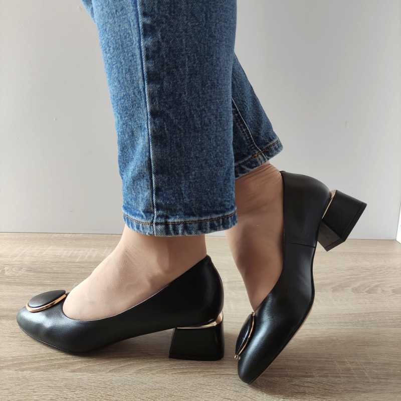 PANTOFI ELEGANTI DAMA AGA E1481 2198 NEGRI - imagine 3