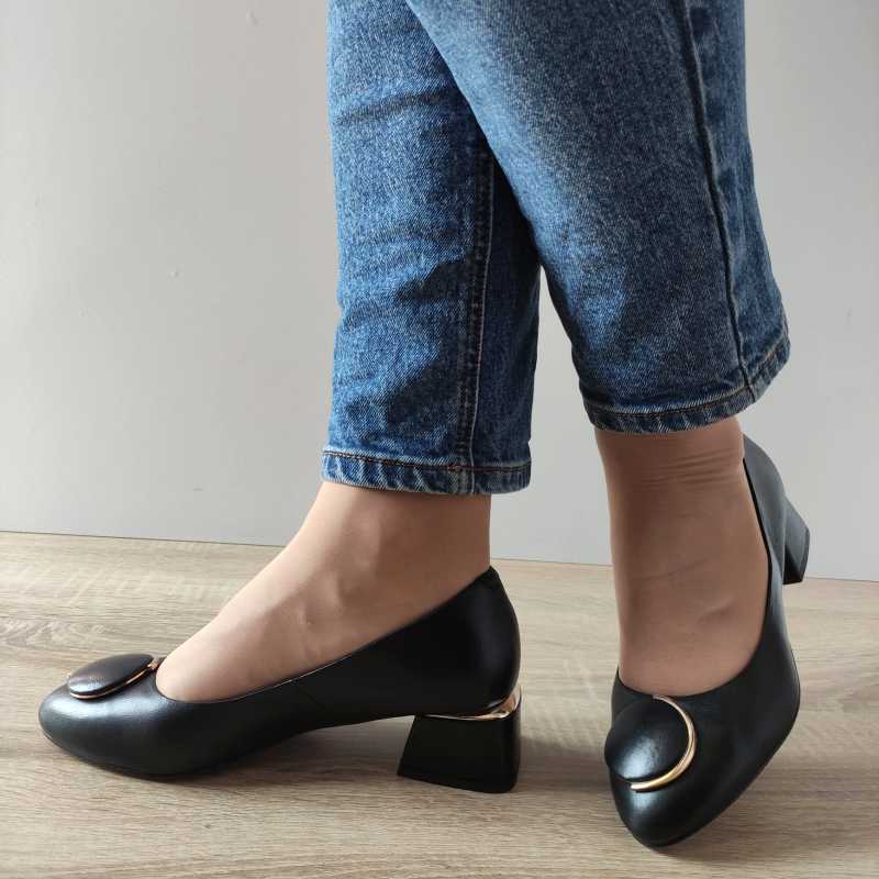 PANTOFI ELEGANTI DAMA AGA E1481 2198 NEGRI - imagine 2