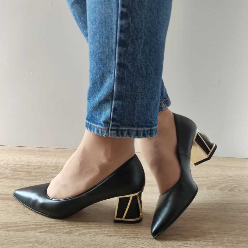PANTOFI ELEGANTI DAMA AGA E1506 2198 NEGRI - imagine 2