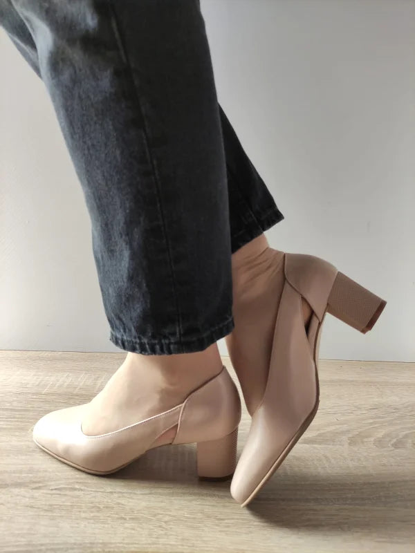 PANTOFI ELEGANTI DAMA ANTONIO 25337 NUDE (IVOAR) - imagine 2