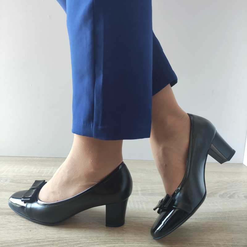 PANTOFI ELEGANTI DAMA ANTONIO 10337 NEGRI - imagine 2