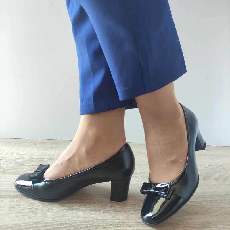 PANTOFI ELEGANTI DAMA ANTONIO 10337 NEGRI - imagine 3