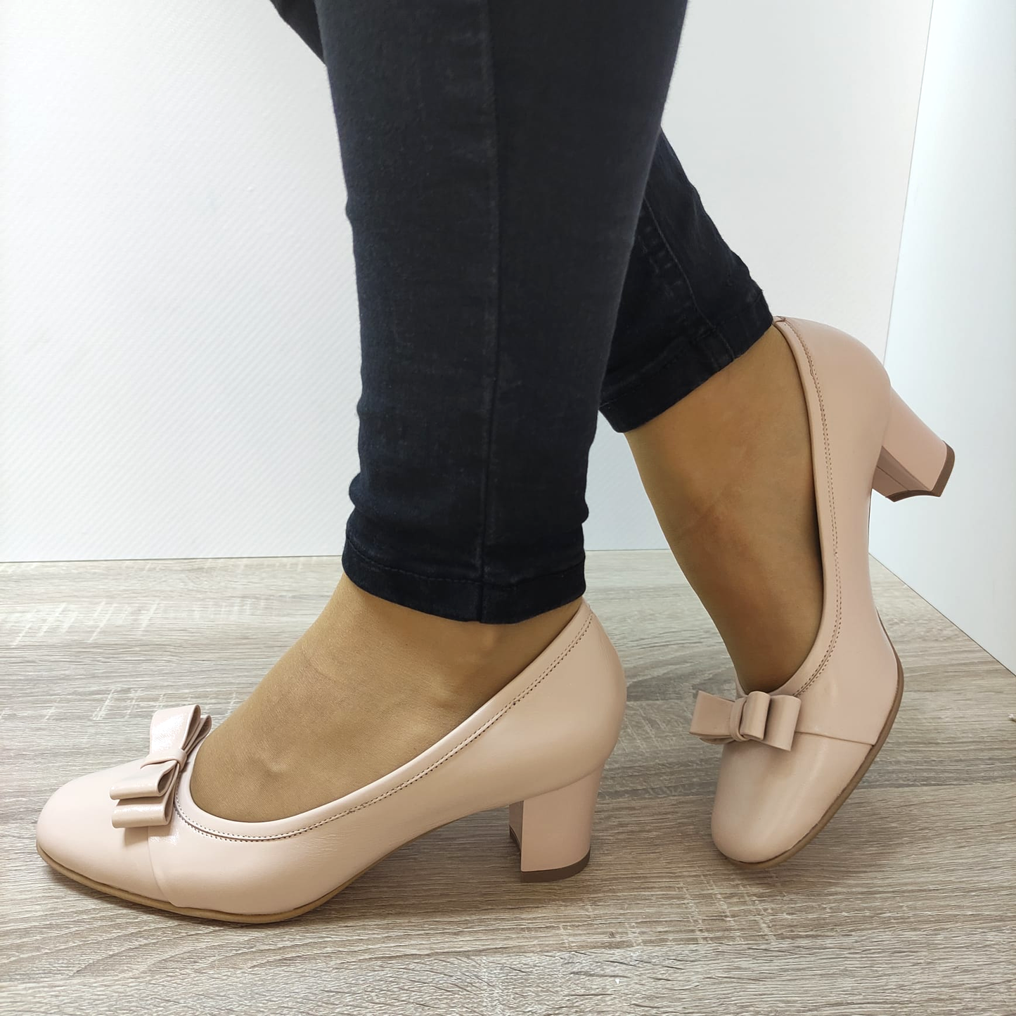 PANTOFI ELEGANTI DAMA ANTONIO 10337 NUDE - imagine 2