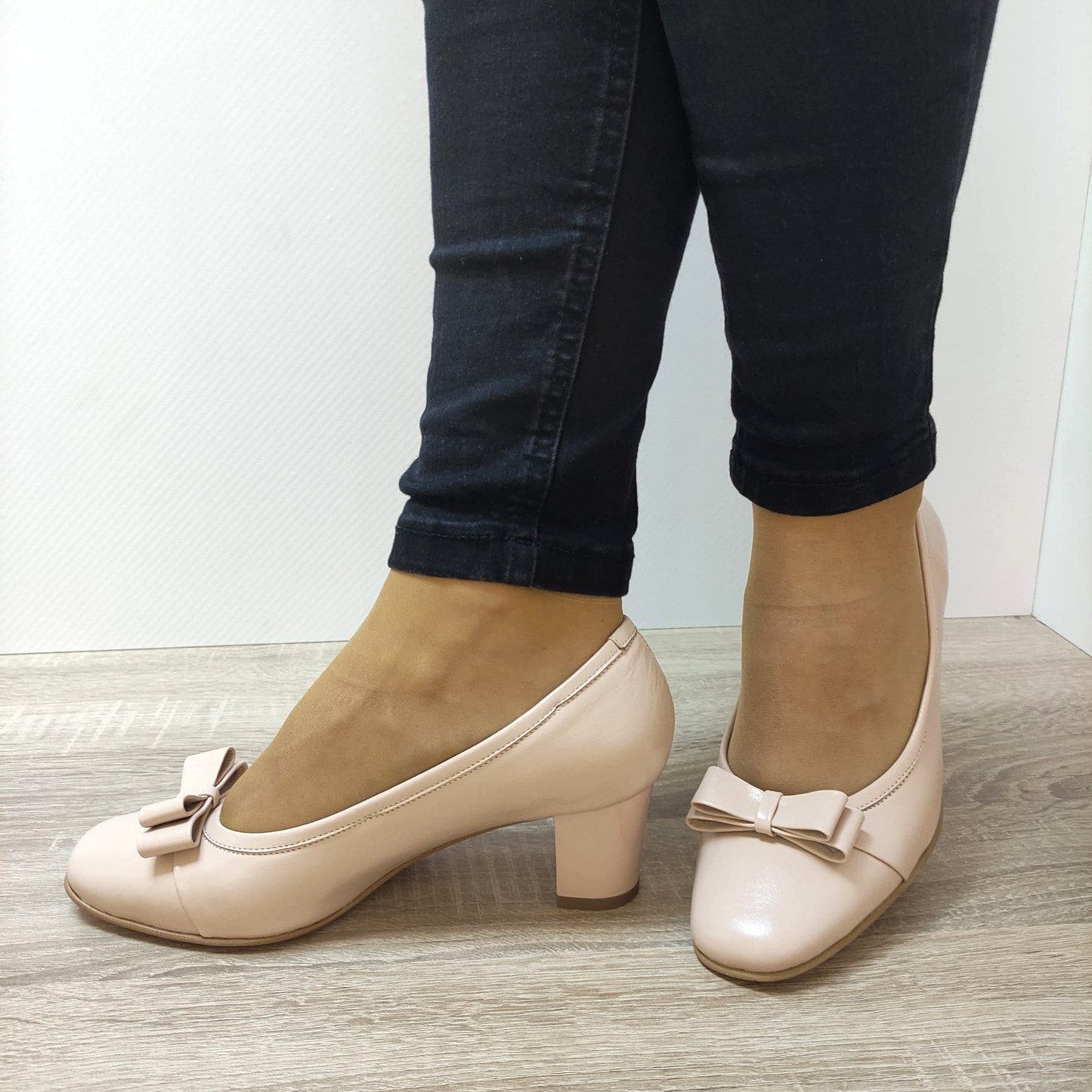 PANTOFI ELEGANTI DAMA ANTONIO 10337 NUDE - imagine 3
