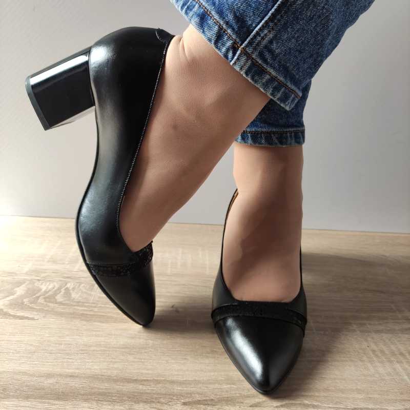 PANTOFI ELEGANTI DAMA ANTONIO 13462 NEGRI - imagine 3