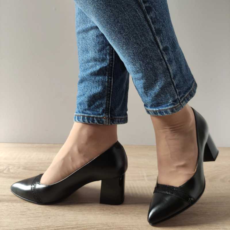 PANTOFI ELEGANTI DAMA ANTONIO 13462 NEGRI - imagine 2