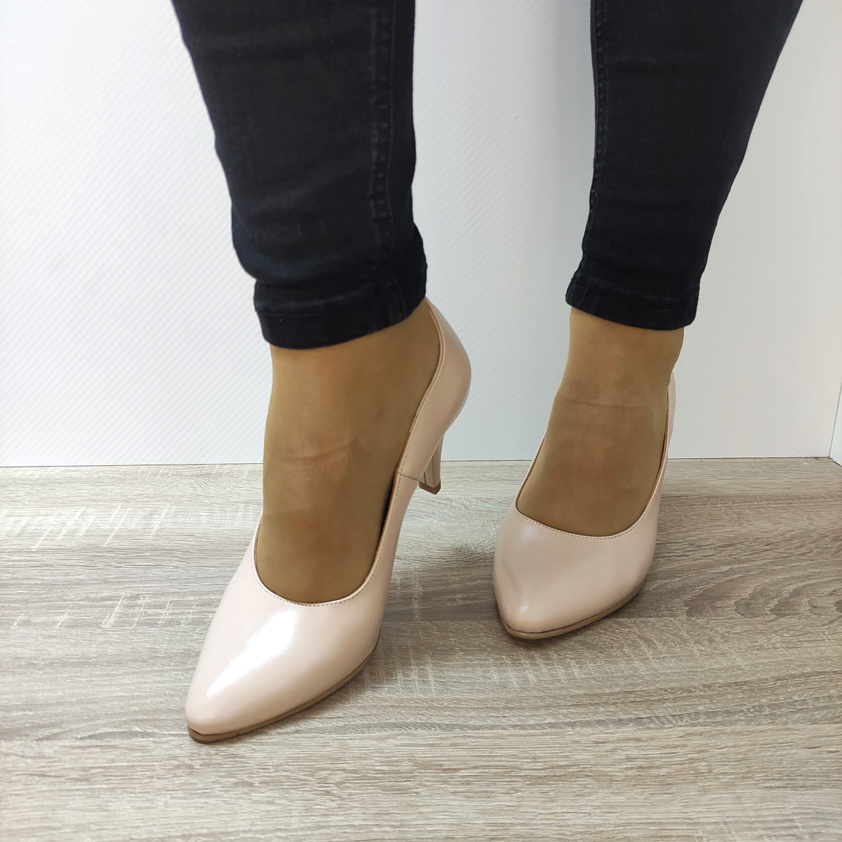 PANTOFI ELEGANTI DAMA ANTONIO 19216 NUDE - imagine 6