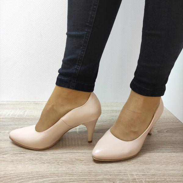 PANTOFI ELEGANTI DAMA ANTONIO 19216 NUDE - imagine 4