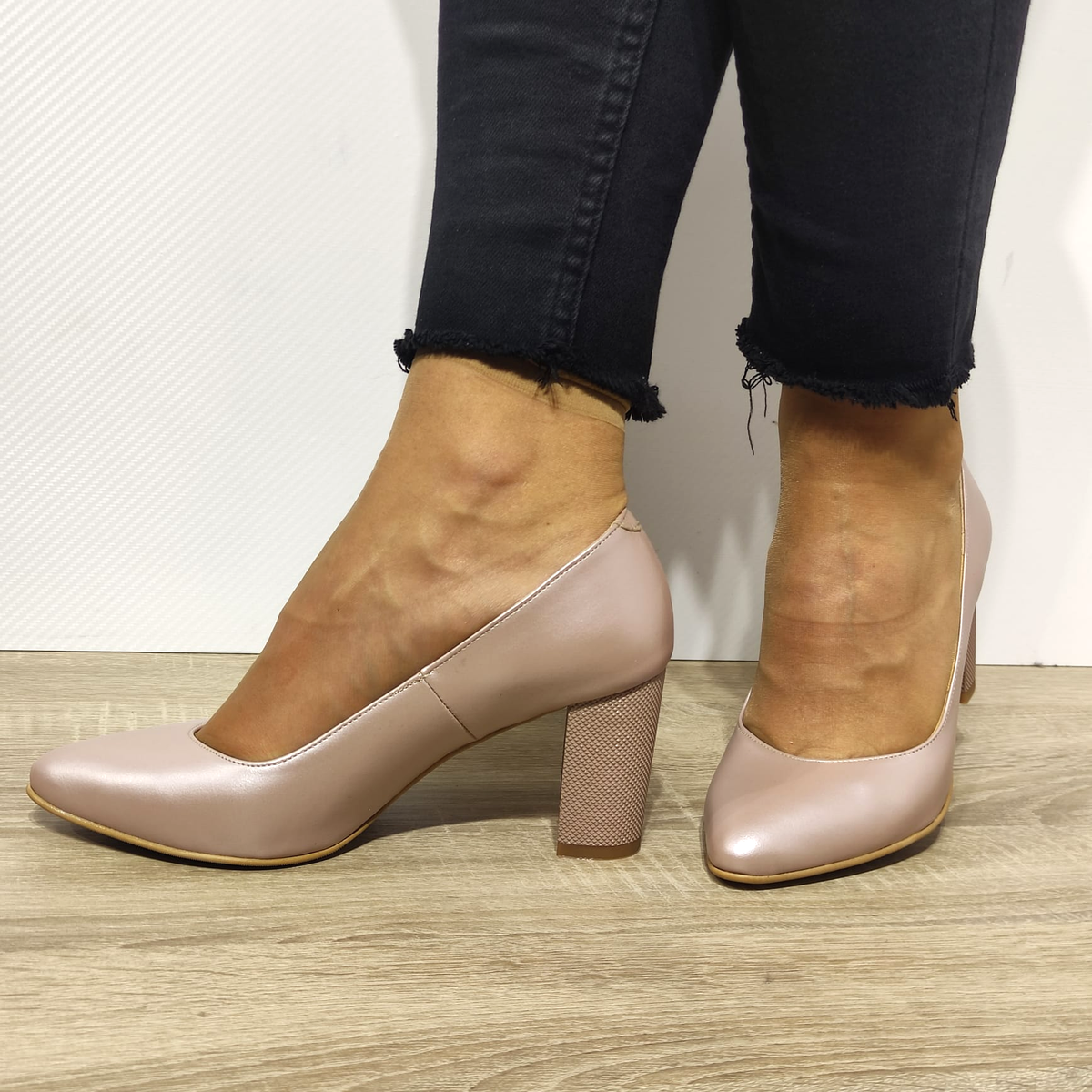 PANTOFI ELEGANTI DAMA ANTONIO 21216 GREJ SIDEF - imagine 3
