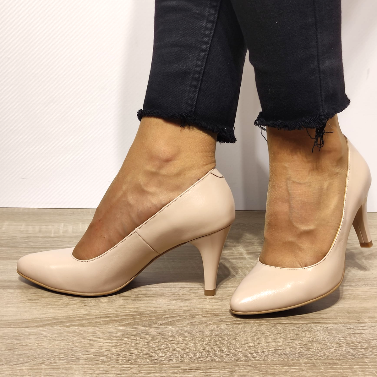 PANTOFI ELEGANTI DAMA ANTONIO 2216 ROZ - imagine 2