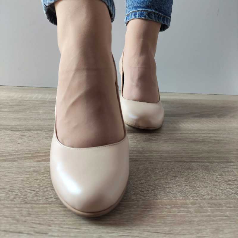 PANTOFI ELEGANTI DAMA ANTONIO 23336 IVOAR + TOC FORO - imagine 4