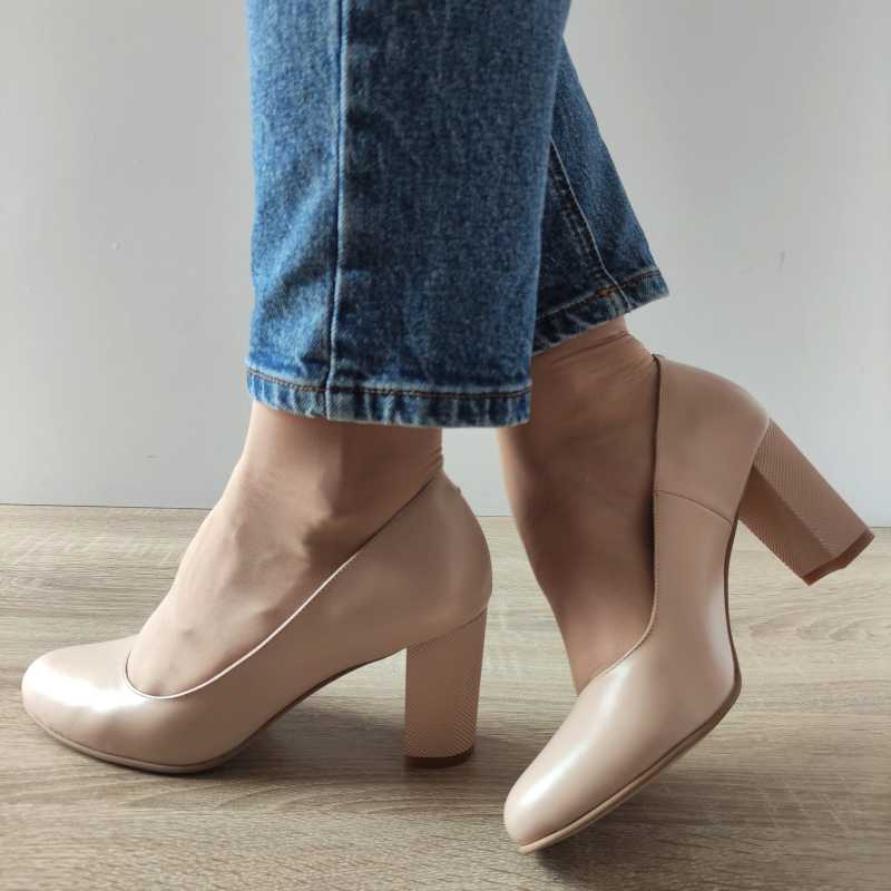 PANTOFI ELEGANTI DAMA ANTONIO 23336 IVOAR + TOC FORO - imagine 2