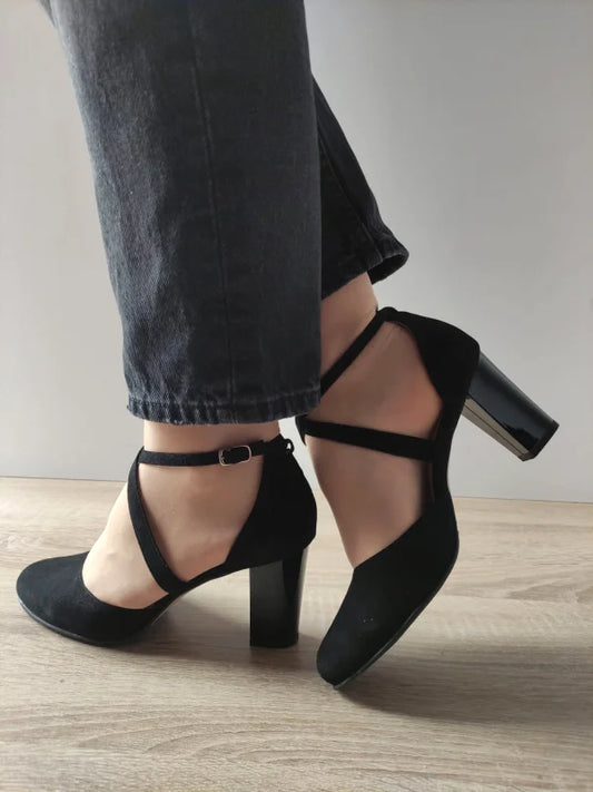 PANTOFI ELEGANTI DAMA ANTONIO 27336 NEGRI VELUR