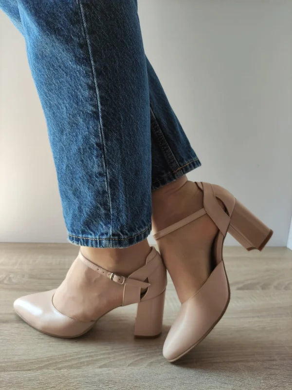 PANTOFI ELEGANTI DAMA ANTONIO 30216 NUDE IVOAR - imagine 4