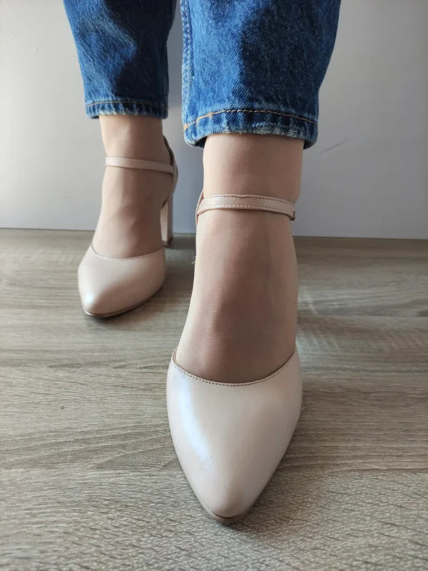PANTOFI ELEGANTI DAMA ANTONIO 30216 NUDE IVOAR