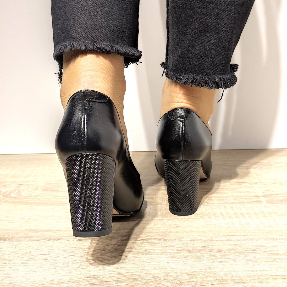 PANTOFI ELEGANTI DAMA ANTONIO 32216 NEGRI - imagine 6