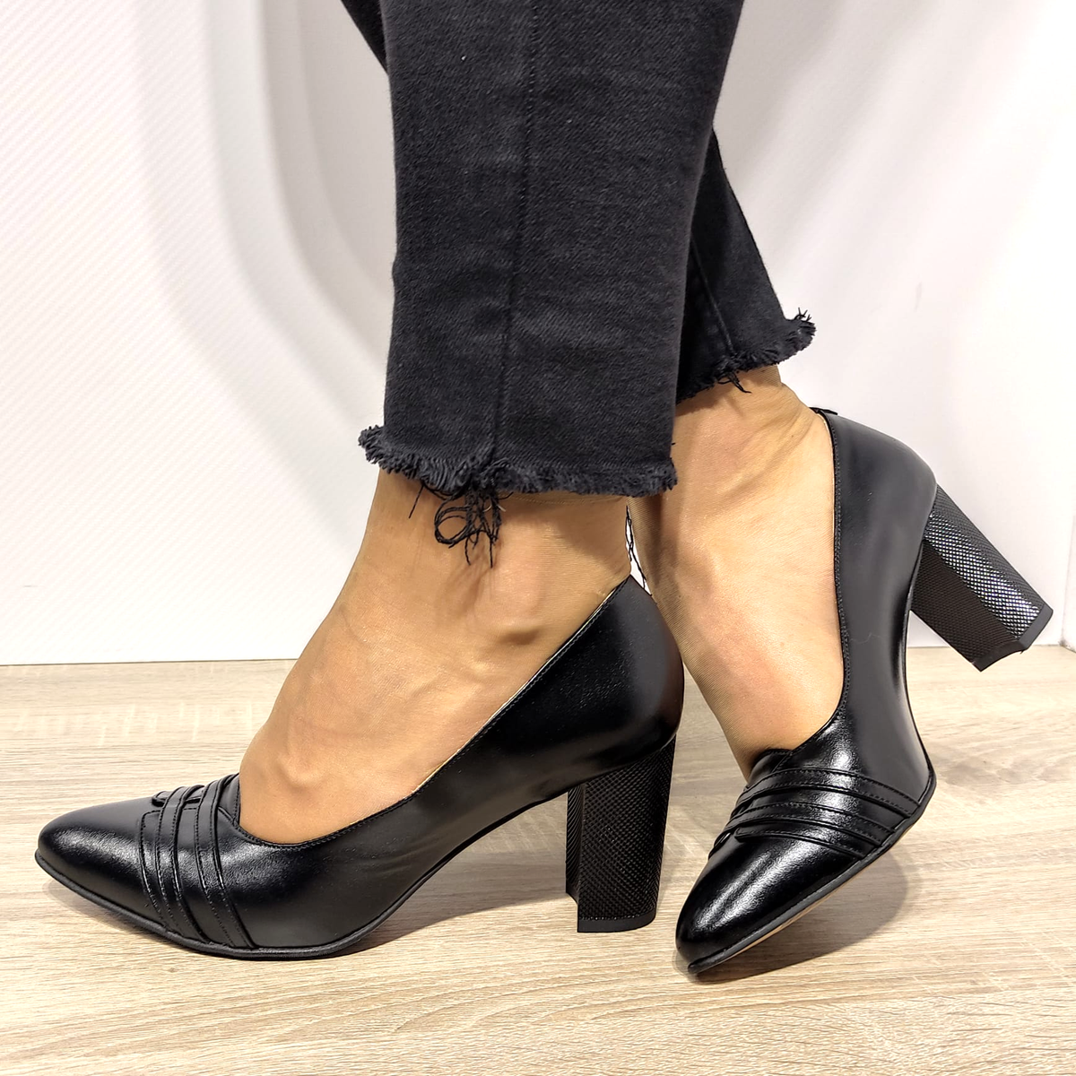 PANTOFI ELEGANTI DAMA ANTONIO 32216 NEGRI - imagine 2