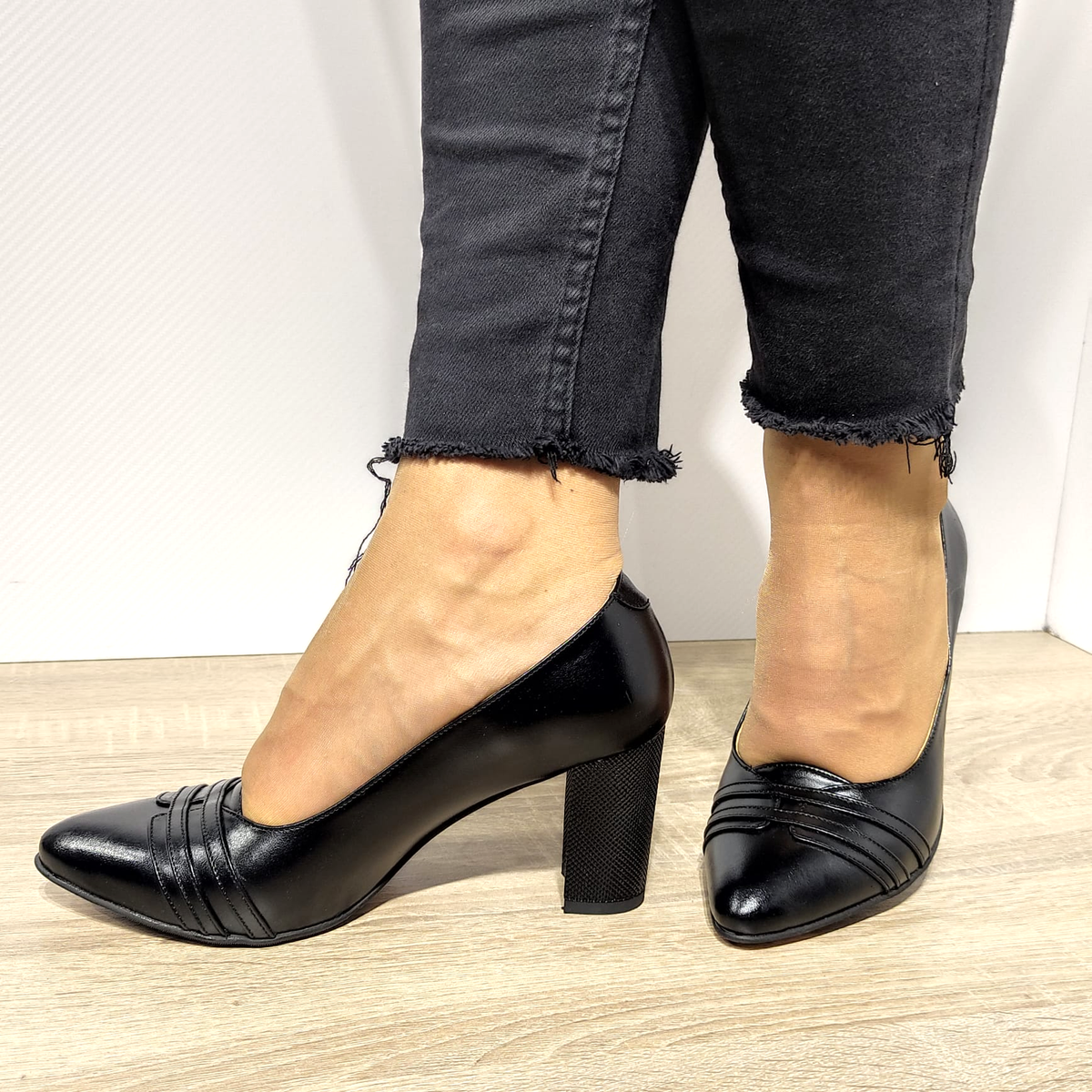 PANTOFI ELEGANTI DAMA ANTONIO 32216 NEGRI - imagine 3