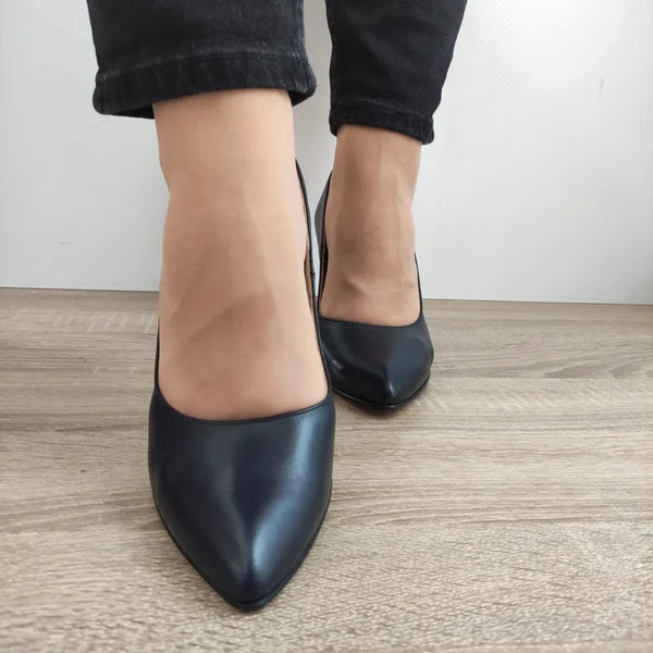 PANTOFI ELEGANTI DAMA ANTONIO 3527 BLEUMARIN - imagine 3