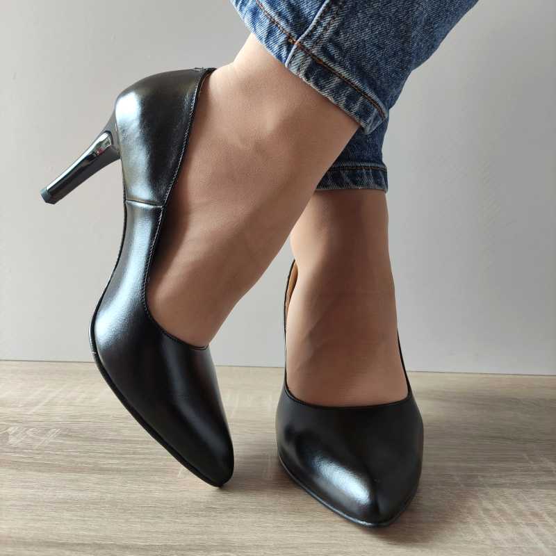 PANTOFI ELEGANTI DAMA ANTONIO 3527 NEGRI - imagine 3