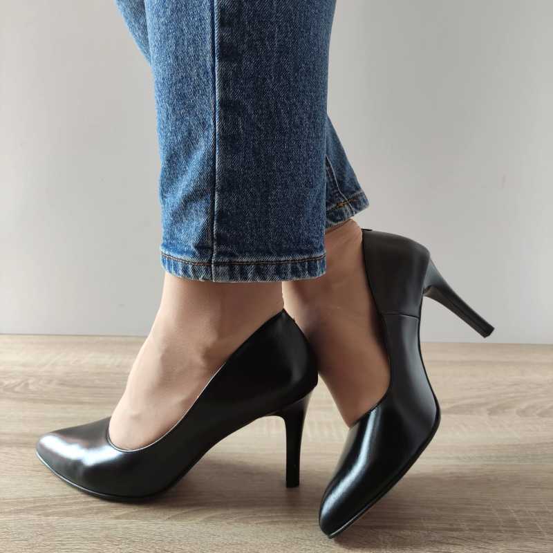 PANTOFI ELEGANTI DAMA ANTONIO 3527 NEGRI - imagine 4