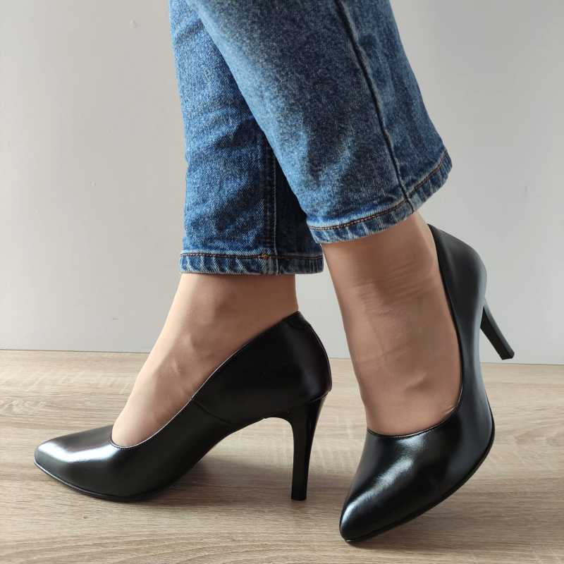 PANTOFI ELEGANTI DAMA ANTONIO 3527 NEGRI - imagine 2