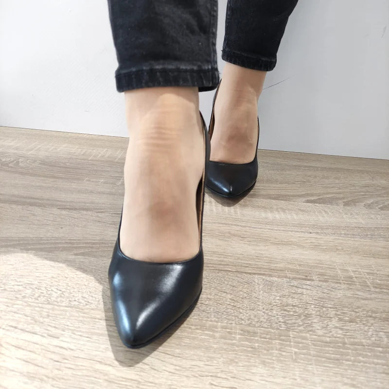 PANTOFI ELEGANTI DAMA ANTONIO 4597 NEGRI - imagine 4