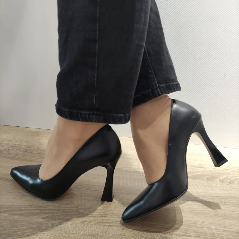 PANTOFI ELEGANTI DAMA ANTONIO 4597 NEGRI - imagine 3