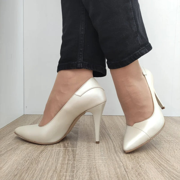 PANTOFI ELEGANTI DAMA ANTONIO 50175 BEJ - imagine 5