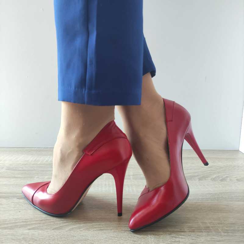 PANTOFI ELEGANTI DAMA ANTONIO 50175 ROSII - imagine 2