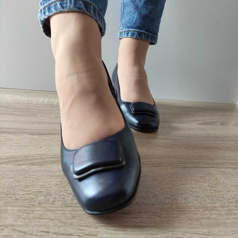PANTOFI ELEGANTI DAMA ANTONIO 512 BLEUMARIN - imagine 4