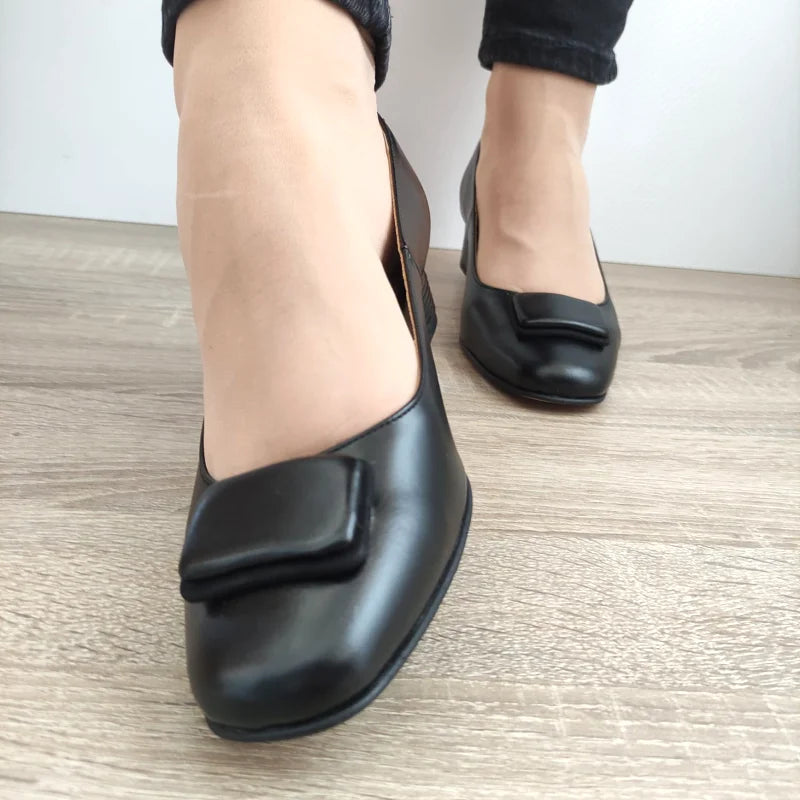 PANTOFI ELEGANTI DAMA ANTONIO 512 NEGRI - imagine 4