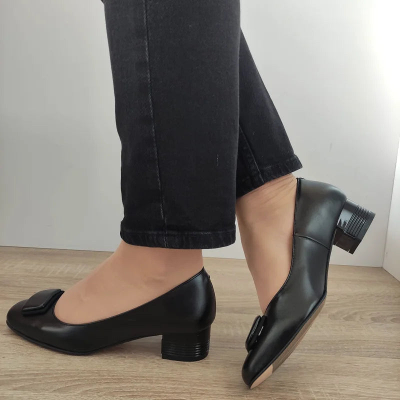 PANTOFI ELEGANTI DAMA ANTONIO 512 NEGRI - imagine 2