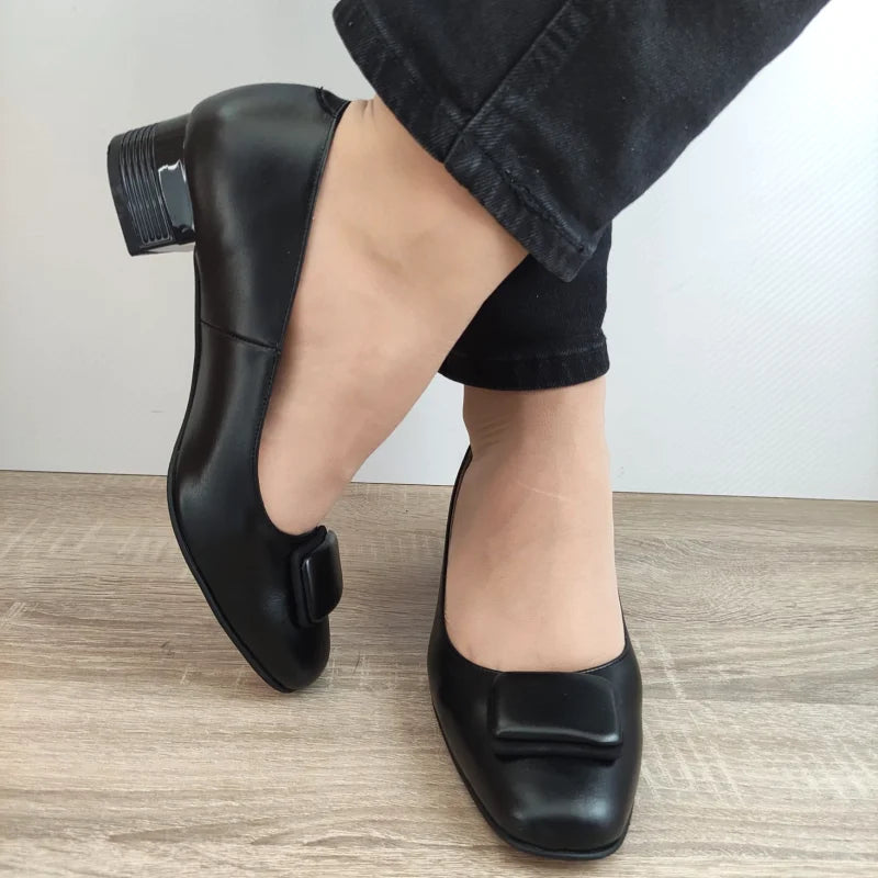 PANTOFI ELEGANTI DAMA ANTONIO 512 NEGRI - imagine 3