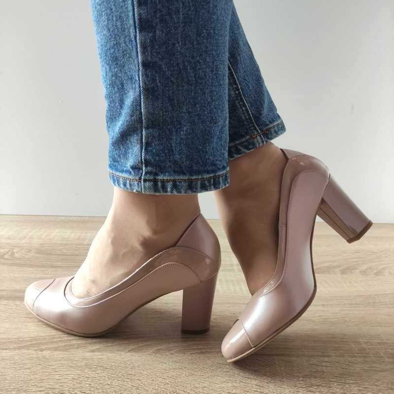 PANTOFI ELEGANTI DAMA ANTONIO 736 GREJ - imagine 2